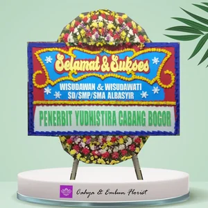 Bunga Papan Selamat & Sukses - Karangan Bunga Papan Bogor